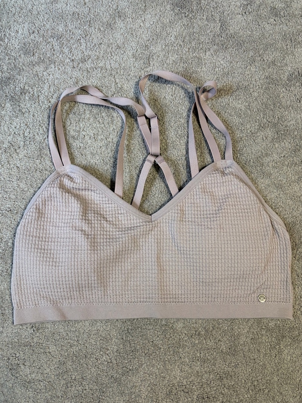 Lucky Brand ribbed strappy bralette